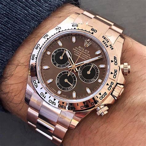 rolex daytona chocolate dial.